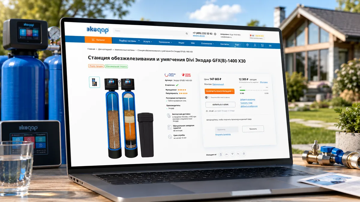 Проект цифровой системы для компании Экодар